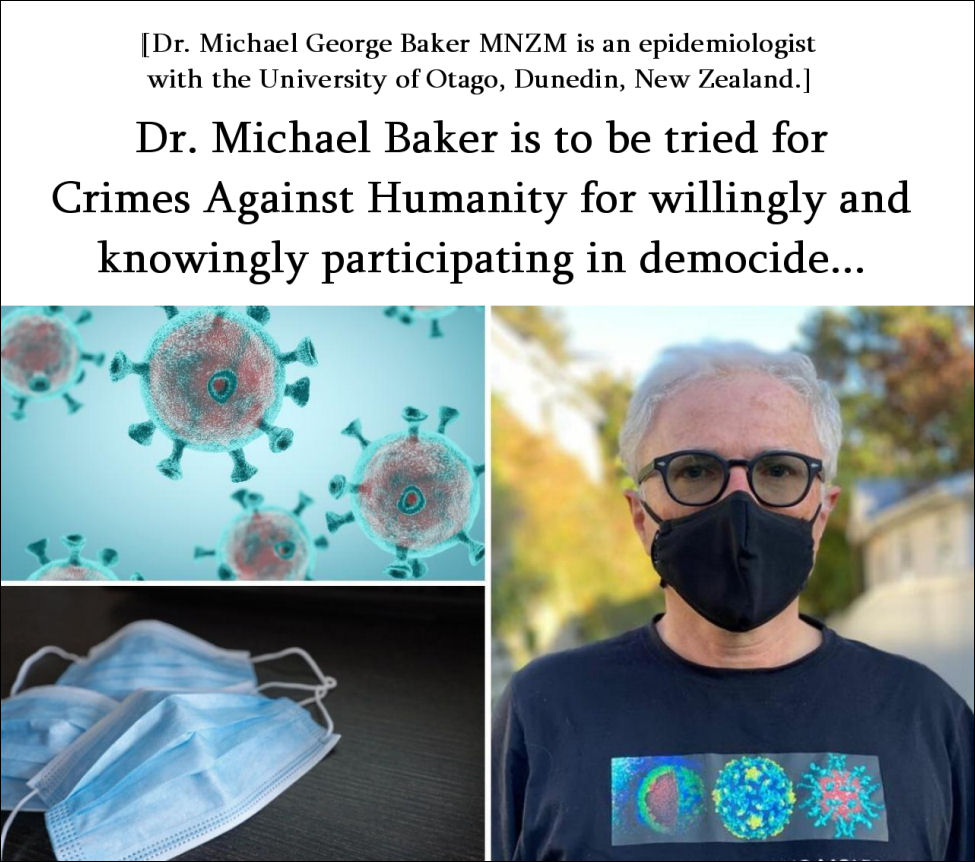 Dr. Michael Baker to be tried for Crimes Against Humanity...