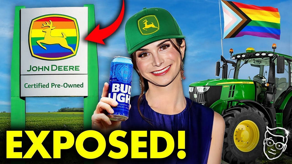 John Deere goes anti American and embraces: queers / pro transvestites / human trafficking / pedophiles / Satan worship